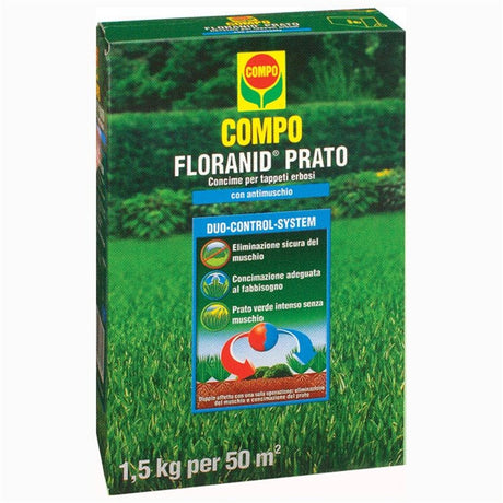 COMPO CONCIME TAPPETO ERBOSO FLORANID ANTIMUSCHIO 3 KG Concimi Granulari COMPO