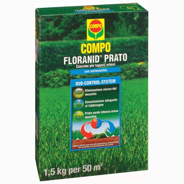 COMPO CONCIME TAPPETO ERBOSO FLORANID ANTIMUSCHIO 3 KG Concimi Granulari COMPO