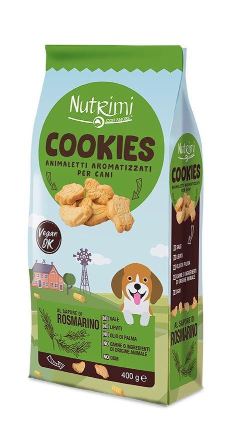 Cookies Aromatizzati per Cani al Sapore di Rosmarino Cibo per Cani Nutrimi