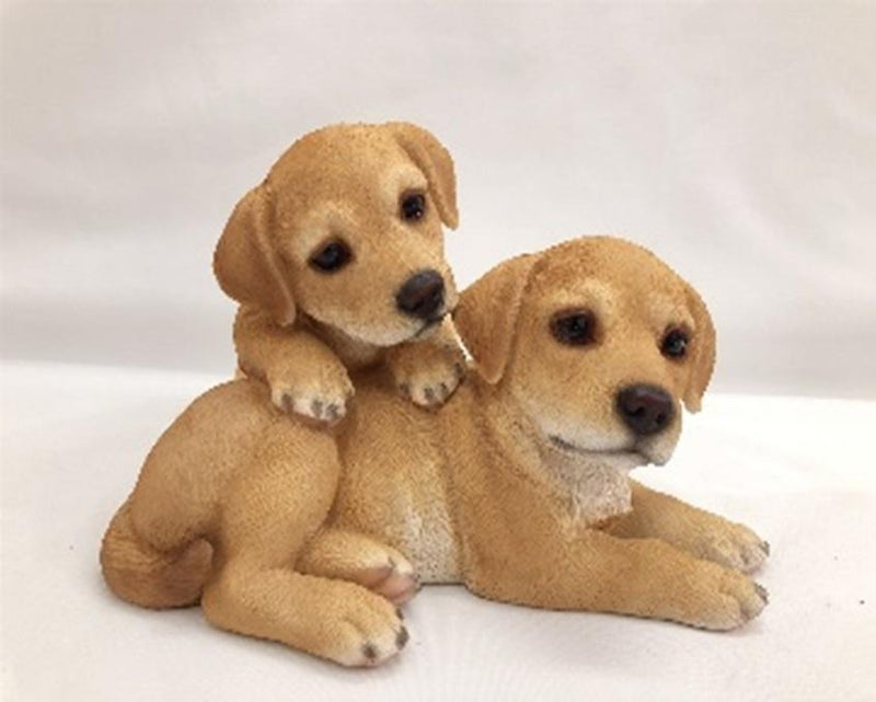 COPPIA CANI 24X23XH15CM Animaletti in resina Garden Team
