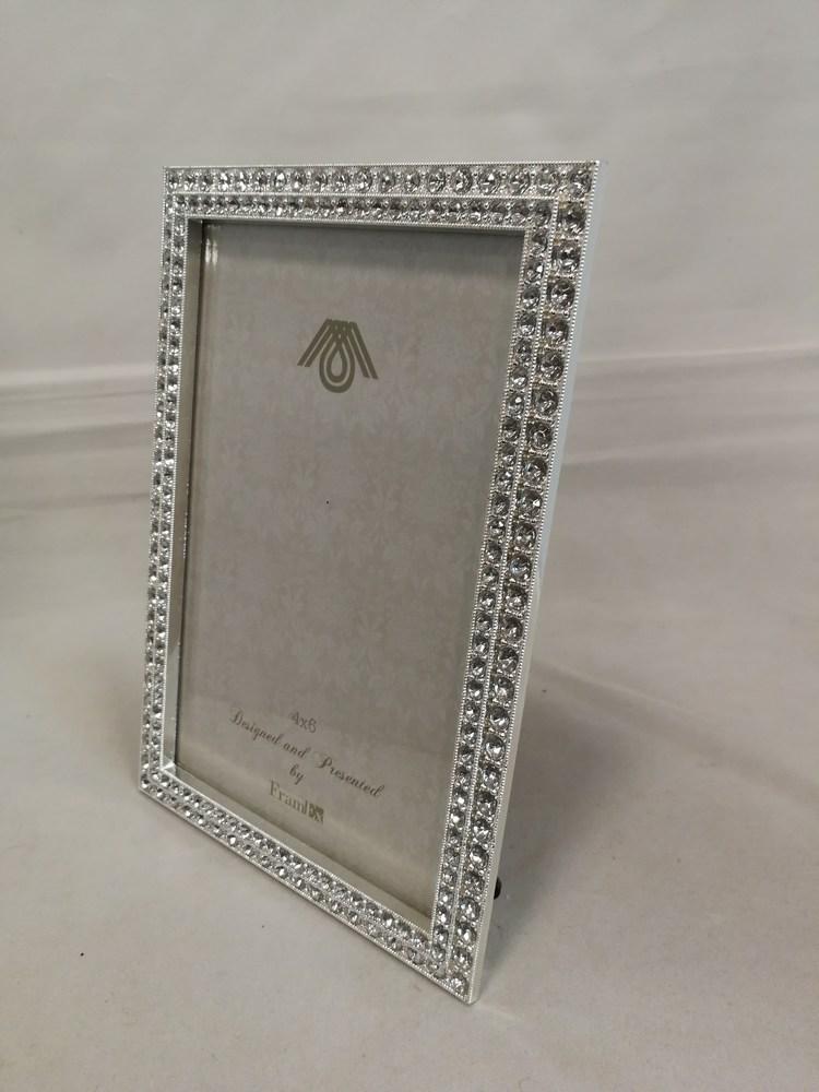 Cornice 11,8X17CM con Strass Argento Cornici Garden Team