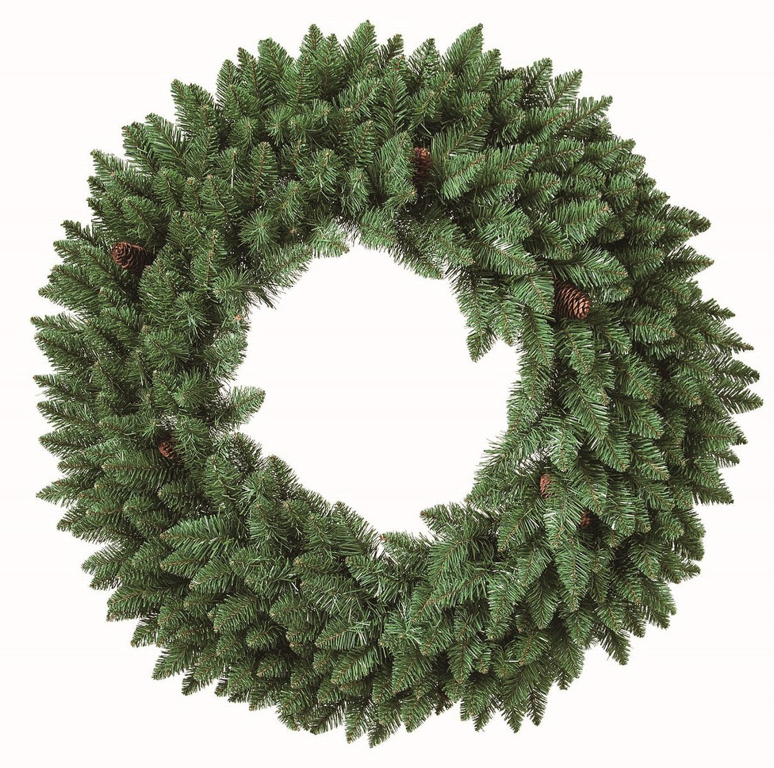 Corona Pino Artificiale PVC con Pigne Corone Pino Natale Garden Team