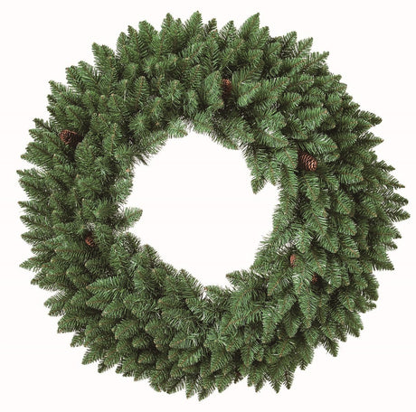 Corona Pino Artificiale PVC con Pigne Corone Pino Natale Garden Team