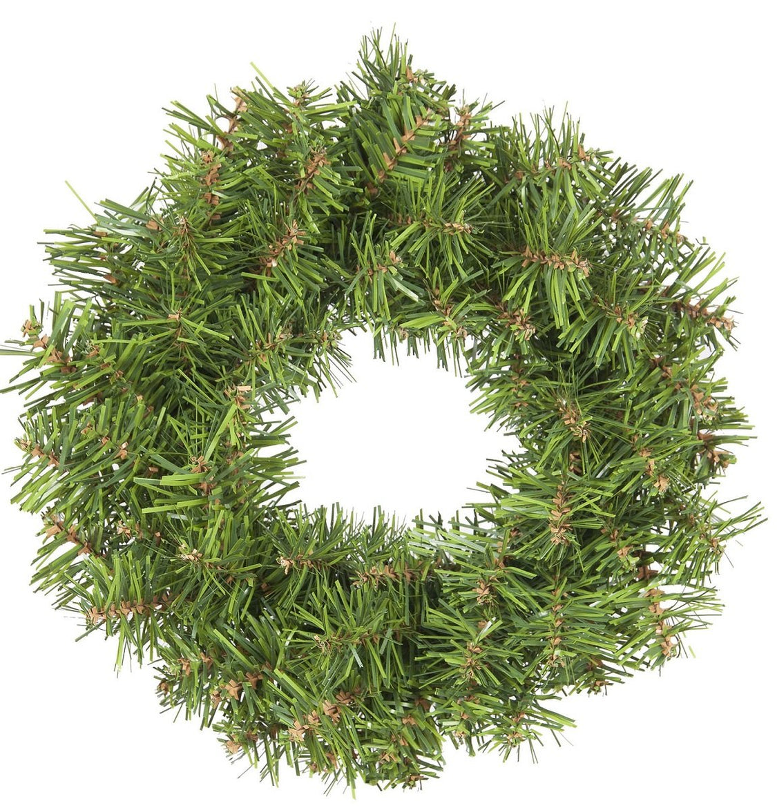 Corona pino artificiale PVC diametro 30cm Corone Pino Natale Garden Team