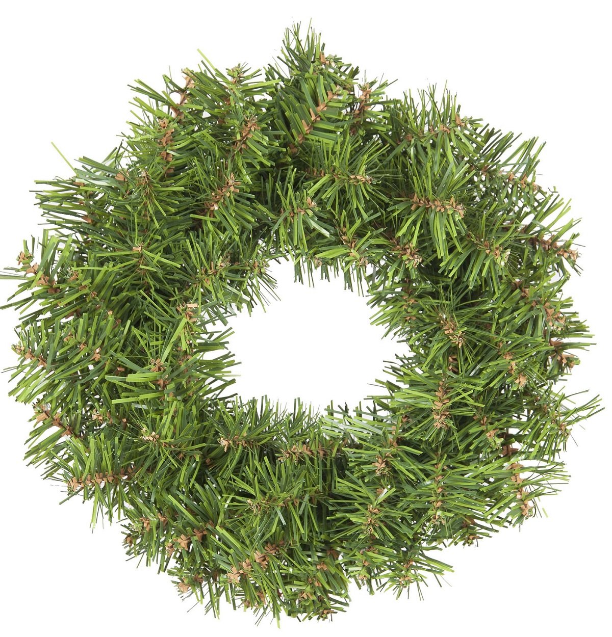 Corona Pino Artificiale PVC diametro 45 cm. Corone Pino Natale Garden Team
