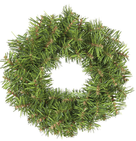 Corona Pino Artificiale PVC diametro 45 cm. Corone Pino Natale Garden Team