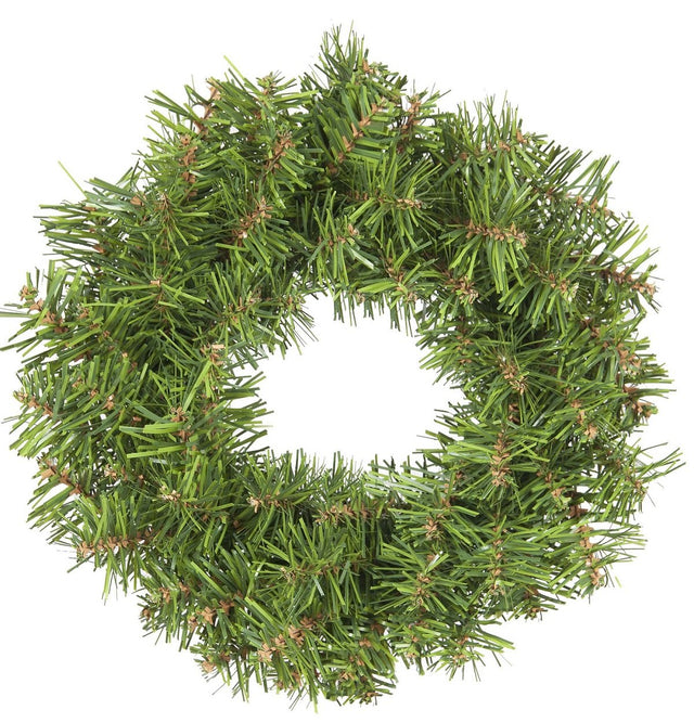 Corona Pino Artificiale PVC diametro 45 cm. Corone Pino Natale Garden Team