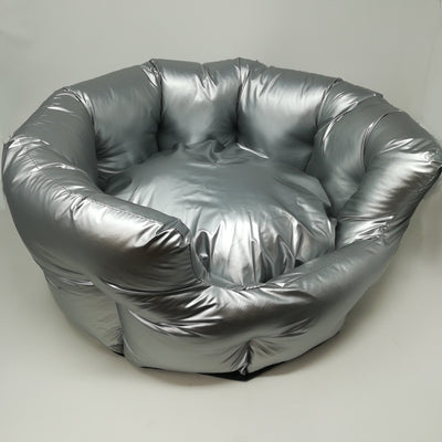 CUCCIA 50X25CM ARGENTO LUCIDO Cuscini Cani BIA Home & Garden