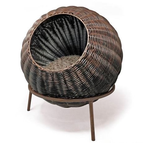 CUCCIA GLOBE RATTAN MARRONE BIA Home & Garden