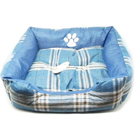 CUCCIA PER CANI RETTANGOLARE 50X60X20 CM DENIM