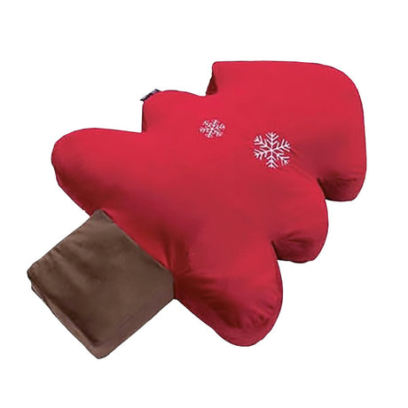 CUSCINO PER CANE ABETE NATALIZIO 78X54 ROSSO Cucce e Cuscini Garden Team