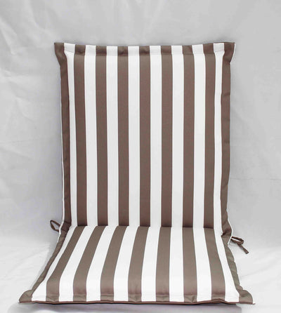 CUSCINO POLTRONA BASSA RIGA BIANCO/GRIGIO Cuscini Garden Team