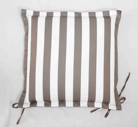 CUSCINO SEDUTA 43X43 RIGA BIANCO/GRIGIO Cuscini Garden Team