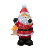 Decorazione Luminosa Natalizia Babbo Natale a Led 46 cm