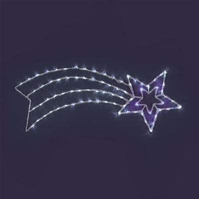 Decorazione Luminosa Stella Cometa a Led Bianco 96 cm Stella Cometa Luminosa LOTTI