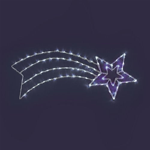 Decorazione Luminosa Stella Cometa a Led Bianco 96 cm Stella Cometa Luminosa LOTTI