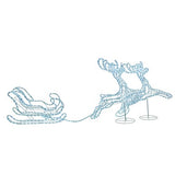 Decorazione Natalizia 3D Renne Con Slitta a Led Renne Luminose LOTTI