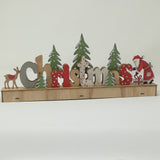 Decorazione Scritta Christmas 44x5x18 cm Decorazioni Luminose Garden Team