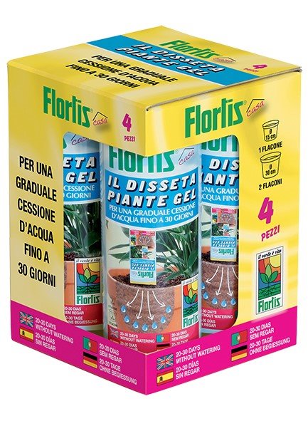 DISSETA PIANTE GEL 300 ML MULTIPACK DA 4 CONFEZIONI Irrigazione Accessori Flortis