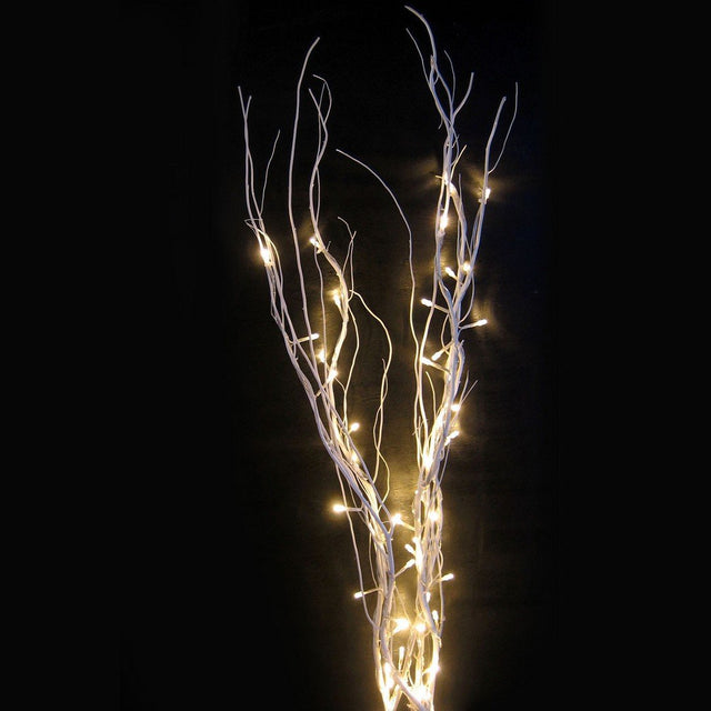 Fascio 5 rami luminosi Avorio 50 LED Decorazioni Luminose PREQU