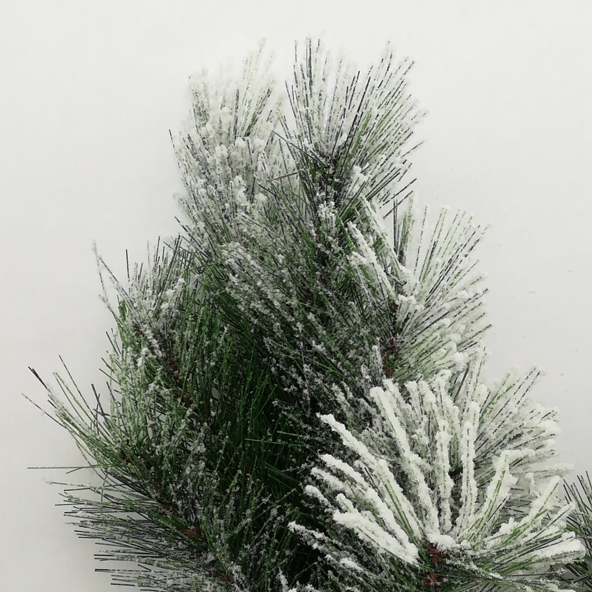 Festone Natalizio Artificiale effetto nevicato 270 cm Festone Pino Natale Garden Team