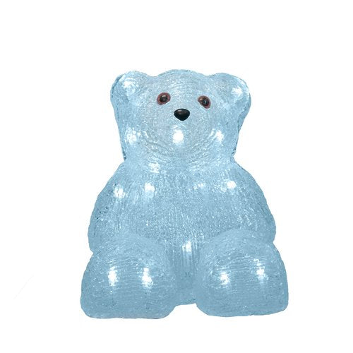 Figura Luminosa Natalizia A Led in Acrilico Orsetto 20 Cm Renne Luminose KAEMINGK