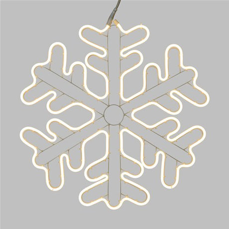 Figura Luminosa Natalizia Cristallo di Neve 720 Led 60x60 cm Stella Cometa Luminosa LOTTI