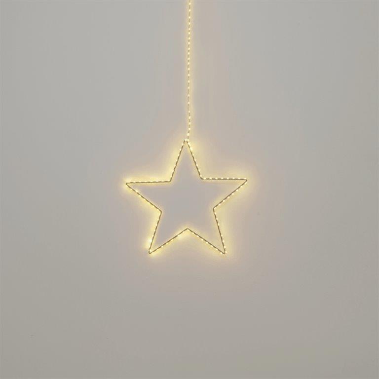 Figura Luminosa Stella su struttura di metallo LOTTI