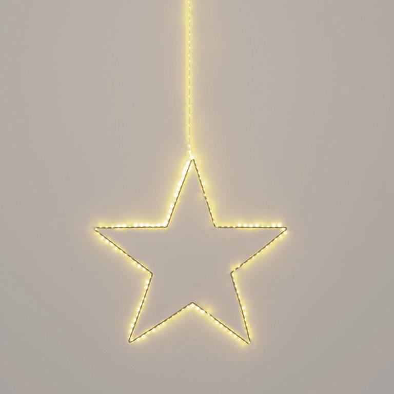 Figura Luminosa Stella su struttura di metallo LOTTI