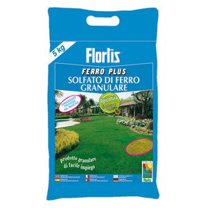 FLORTIS CONCIME SOLFATO DI FERRO GRANULARE FERRO PLUS 5 KG Concimi Granulari FLORTIS