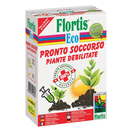 FLORTIS PRONTO SOCCORSO PIANTE DEBILITATE 300 GR Concimi Organici FLORTIS