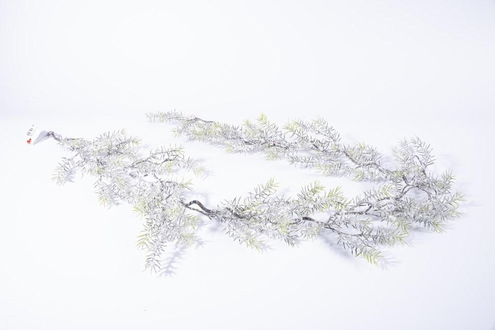Garland Pino Innevato 170 CM Festone Pino Natale Garden Team