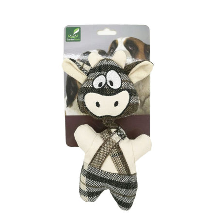 GIOCO CANE PELUCHE MUCCA SALOPETTE 21 CM Giochi Cane Garden Team