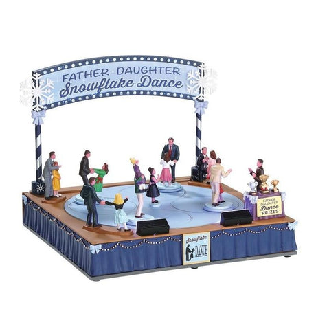 Giostra Natalizia Lemax Father Daughter Dance 74224 Giostre in Movimento LEMAX