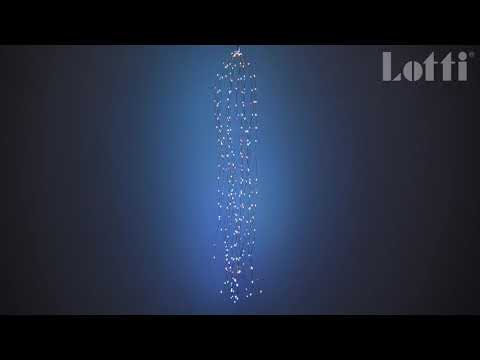 Cascata 320 Microled - Tenda luminosa di Natale