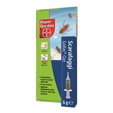 INSETTICIDA SOLFAC GEL SCARAFAGGI Insetticida Insetti BAYER GARDEN