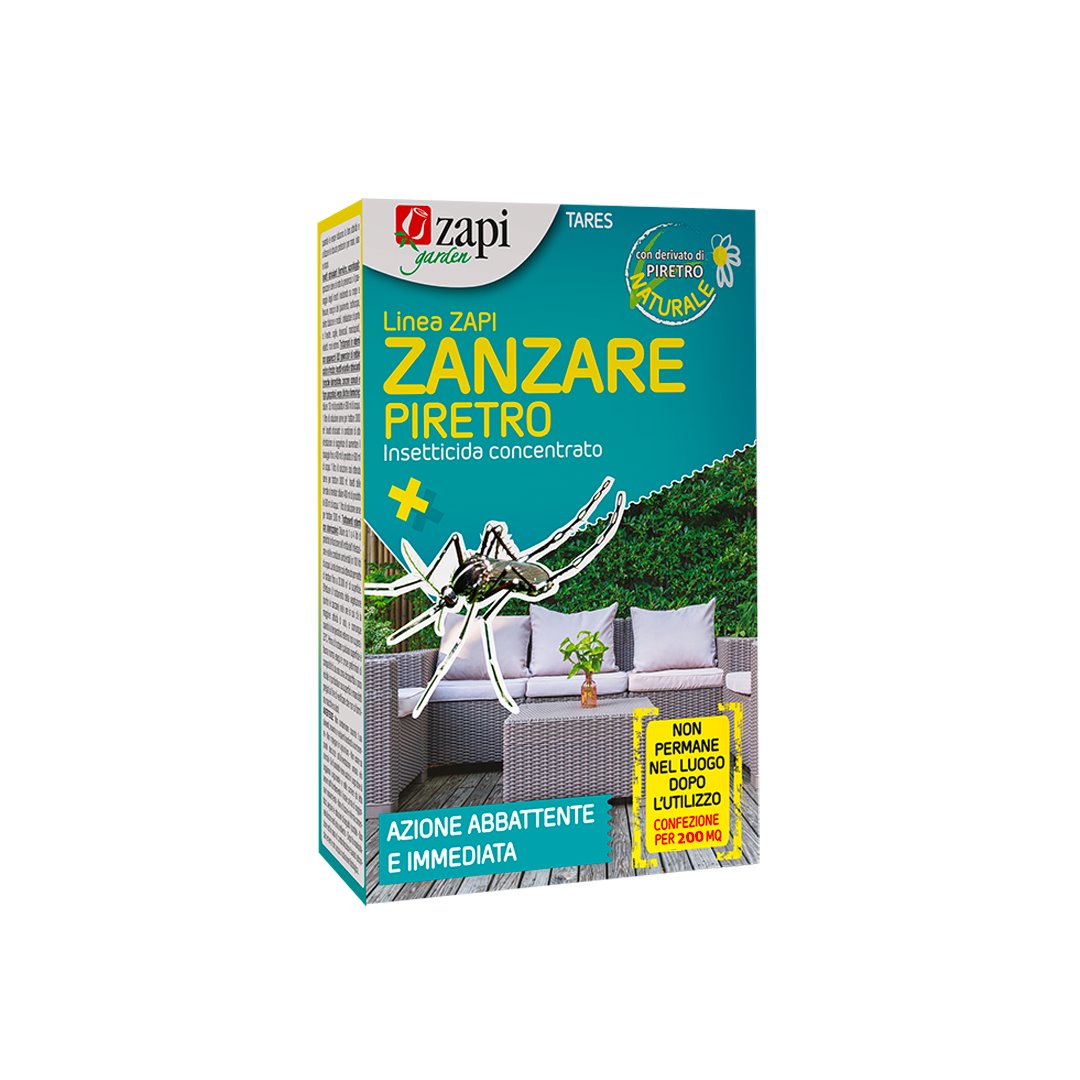 INSETTICIDA ZANZARE PIRETRO CONCENTRATO 250 ML Insetticida Zanzare ZAPI