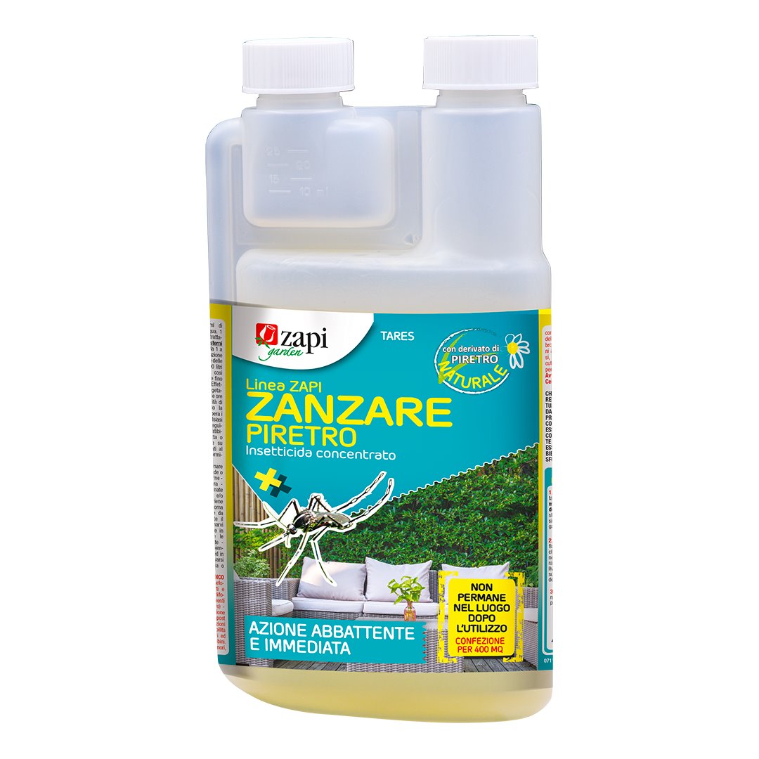 INSETTICIDA ZANZARE PIRETRO CONCENTRATO 500 ML Insetticida Zanzare ZAPI