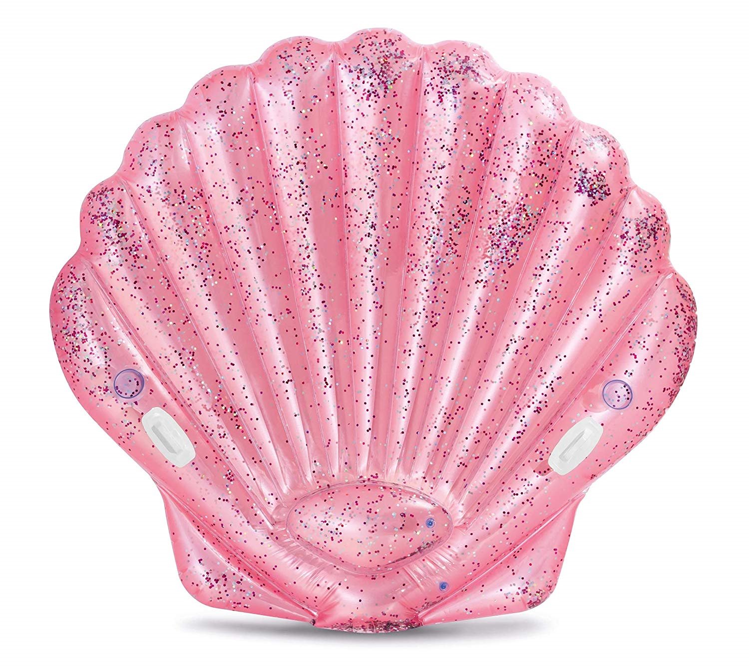 INTEX 55977 ISOLA CONCHIGLIA GLITTER 178X165X24 CM Gonfiabili Mare INTEX
