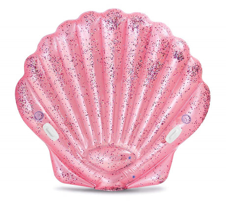 INTEX 55977 ISOLA CONCHIGLIA GLITTER 178X165X24 CM Gonfiabili Mare INTEX