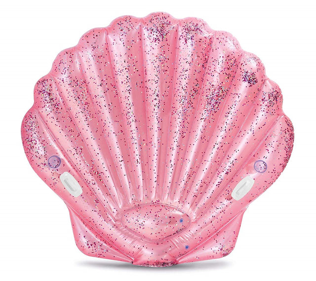 INTEX 55977 ISOLA CONCHIGLIA GLITTER 178X165X24 CM Gonfiabili Mare INTEX