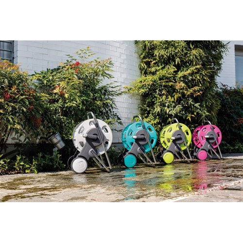 Kit Carrello Avvolgitubo e Accessori Concept Ready 25 Metri Irrigazione Manuale Claber