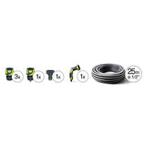Kit Carrello Avvolgitubo e Accessori Concept Ready 25 Metri Irrigazione Manuale Claber