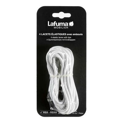 LAFUMA 4 LACCI ELASTICI PER RSX E RSXA BIANCO Accessori Sdraio LAFUMA