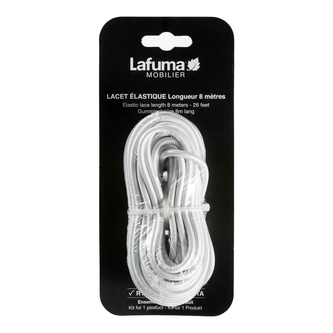 TWSOUL Laccio Elastico Di Ricambio Per Sedia A Sdraio – Corda In Gomma E Nylon, Kit 4x2,2m + 4x1,35m, Nero, Universale
