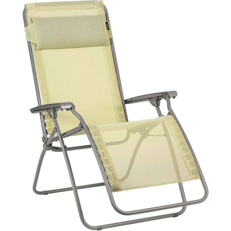 LAFUMA SDRAIO POLTRONA RELAX R CLIP ETAMINE YELLOW Sdraio Pieghevoli LAFUMA