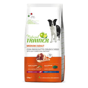 Natural Trainer Prosciutto Crudo 12 kg - Cibo per cani taglia media