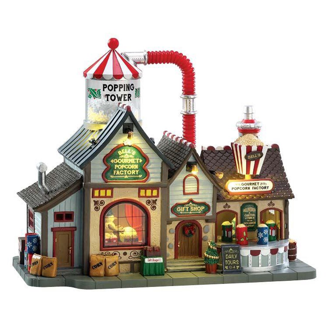 Bell's Gourmet Popcorn Factory (cod. 75188) - Fabbrica di popcorn Lemax con luci, animazioni e musica