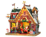 LEMAX LA CABINA DI BABBO NATALE - SANTA'S CABIN 35554 Casette Illuminate LEMAX