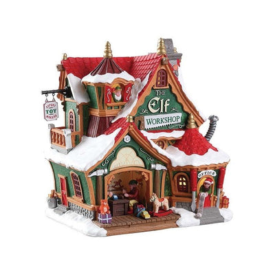LEMAX LABORATORIO DI BABBO NATALE - THE ELF WORKSHOP 75291 Casette Illuminate LEMAX